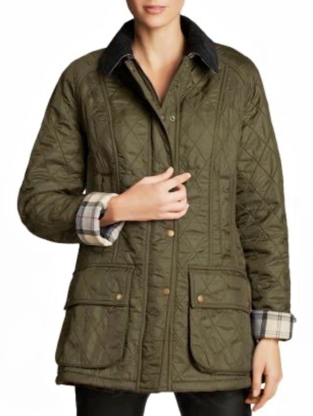 Barbour Beadnell Polarquilt Jacket Green